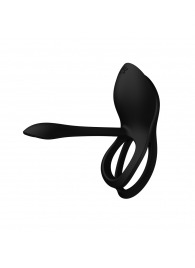 Черное эрекционное виброкольцо Bayek с пультом ДУ - Zalo - в Новошахтинске купить с доставкой