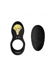 Черное эрекционное виброкольцо Bayek с пультом ДУ - Zalo - в Новошахтинске купить с доставкой