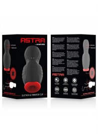 Черно-красный мастурбатор с вибрацией и всасыванием - JAMYJOB - в Новошахтинске купить с доставкой