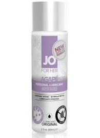 Лубрикант на водной основе для женщин JO AGAPE LUBRICANT ORIGINAL - 60 мл. - System JO - купить с доставкой в Новошахтинске