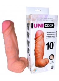 Фаллическая насадка Харнесс UNICOCK 10  - 25 см. - LOVETOY (А-Полимер) - купить с доставкой в Новошахтинске