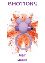 Сиреневое эрекционное виброколечко Emotions Minnie - Lola Games - в Новошахтинске купить с доставкой