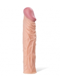 Насадка с ярко выраженной головкой и рельефным стволом - 19 см. - A-toys - в Новошахтинске купить с доставкой