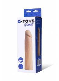 Реалистичная насадка с ярко выраженной головкой - 16,5 см. - A-toys - в Новошахтинске купить с доставкой