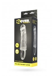 Прозрачная насадка с петлёй для фиксации - 14 см. - ToyFa - в Новошахтинске купить с доставкой