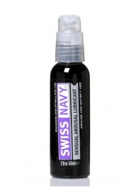 Возбуждающий гель-лубрикант на водной основе Sensual Arousal Lubricant - 59 мл. - Swiss navy - купить с доставкой в Новошахтинске