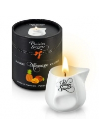 Массажная свеча с ароматом манго и ананаса Bougie de Massage Ananas Mangue - 80 мл. - Plaisir Secret - купить с доставкой в Новошахтинске