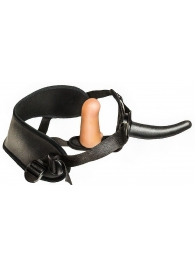 Женский страпон с вагинальной пробкой Woman Strap - 12 см. - LOVETOY (А-Полимер) - купить с доставкой в Новошахтинске