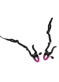 Трусики с зажимами для половых губ и бусинками для массажа промежности - Orion - купить с доставкой в Новошахтинске