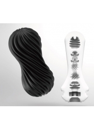Мастурбатор FLEX Rocky Black с плотным рельефом - Tenga - в Новошахтинске купить с доставкой