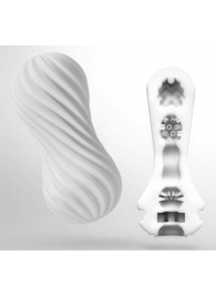 Мастурбатор FLEX Silky White с мягким рельефом - Tenga - в Новошахтинске купить с доставкой