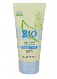 Органический лубрикант для чувствительной кожи Bio Sensitive - 50 мл. - HOT - купить с доставкой в Новошахтинске