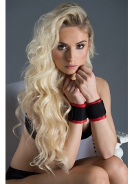 Полиуретановые манжеты для фиксации рук вместе Bound Together Wrist Restraints - Blush Novelties - купить с доставкой в Новошахтинске