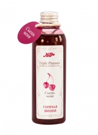 Эликсир Triple Pleasure  Горячая вишня  - 130 гр. - JULEJU - купить с доставкой в Новошахтинске