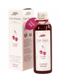 Эликсир Triple Pleasure  Горячая вишня  - 130 гр. - JULEJU - купить с доставкой в Новошахтинске
