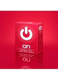 Супертонкие презервативы ON) Super Thin - 3 шт. - ON) - купить с доставкой в Новошахтинске