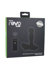 Чёрный перезаряжаемый массажёр предстательной железы NEXUS Revo Slim - Nexus Range - в Новошахтинске купить с доставкой