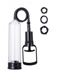 Вакуумная помпа A-toys с уплотнителем и эрекционными кольцами - A-toys - в Новошахтинске купить с доставкой