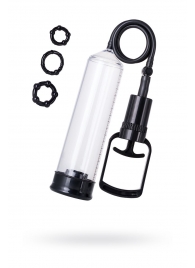 Вакуумная помпа A-toys с уплотнителем и эрекционными кольцами - A-toys - в Новошахтинске купить с доставкой