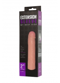 Насадка-удлинитель Extension sleeve телесного цвета - 18,5 см. - Sitabella - в Новошахтинске купить с доставкой