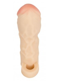 Закрытая удлиняющая насадка на пенис с подхватом мошонки T B Extension - Orion - в Новошахтинске купить с доставкой