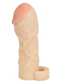 Закрытая удлиняющая насадка на пенис с подхватом мошонки T B Extension - Orion - в Новошахтинске купить с доставкой