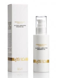 Массажный гель-смазка на силиконовой основе Allover Massage Gel - 100 мл. - YESforLOV - купить с доставкой в Новошахтинске