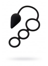 Тройное эрекционное кольцо с анальным хвостом Drop M-size - Erotist Adult Toys - в Новошахтинске купить с доставкой