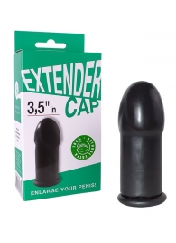 Чёрный латексный удлинитель пениса 3.5 in - Sitabella - в Новошахтинске купить с доставкой