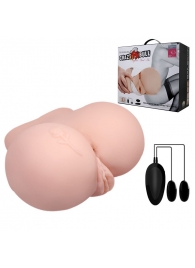 Вагина и анус с вибрацией CrazyBull Vagina and Ass - Baile - в Новошахтинске купить с доставкой