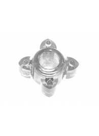 Прозрачное эрекционное кольцо Rings Screw - Lola Games - в Новошахтинске купить с доставкой