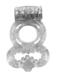 Прозрачное эрекционное кольцо Rings Treadle с подхватом - Lola Games - в Новошахтинске купить с доставкой