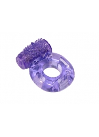 Фиолетовое эрекционное кольцо с вибрацией Rings Axle-pin - Lola Games - в Новошахтинске купить с доставкой
