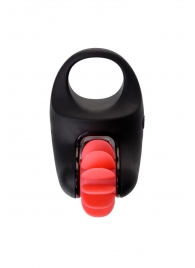 Чёрно-красное эрекционное виброкольцо Erotist - Erotist Adult Toys - в Новошахтинске купить с доставкой