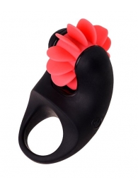 Чёрно-красное эрекционное виброкольцо Erotist - Erotist Adult Toys - в Новошахтинске купить с доставкой