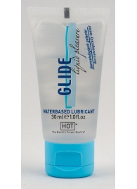Интимная смазка на водной основе Glide - 30 мл. - HOT - купить с доставкой в Новошахтинске