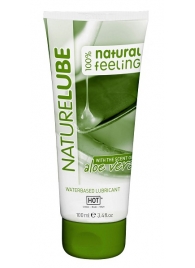 Лубрикант на водной основе NatureLube с алоэ вера - 100 мл. - HOT - купить с доставкой в Новошахтинске