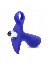 Синий стимулятор простаты с ручкой-кольцом Performance Prostimulator 02 - Blush Novelties - в Новошахтинске купить с доставкой