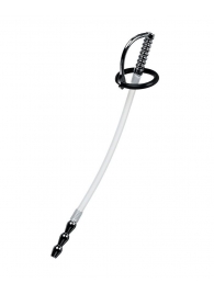 Силиконовый уретральный плаг со сменными фиксирующими кольцами Metal - ToyFa - купить с доставкой в Новошахтинске