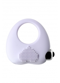 Белое виброкольцо для продления полового акта JOS MOYS - JOS - в Новошахтинске купить с доставкой