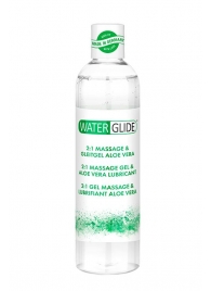 Гель-смазка 2-в-1 MASSAGE   LUBRICANT ALOE VERA - 300 мл. - Waterglide - купить с доставкой в Новошахтинске
