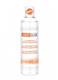 Гель-смазка 2-в-1 MASSAGE   LUBRICANT GUARANA - 300 мл. - Waterglide - купить с доставкой в Новошахтинске