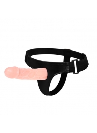 Телесный фаллоимитатор на трусиках Jessica Strap-On - 15,5 см. - Baile - купить с доставкой в Новошахтинске
