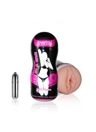 Мастурбатор-вагина Sex In A Can Vibra Vagina Tunnel - Lovetoy - в Новошахтинске купить с доставкой