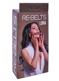 Кляп-трензель Lora с металлическими кольцами - Rebelts - купить с доставкой в Новошахтинске