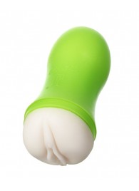 Мастурбатор-вагина A-Toys в зеленой колбе - A-toys - в Новошахтинске купить с доставкой