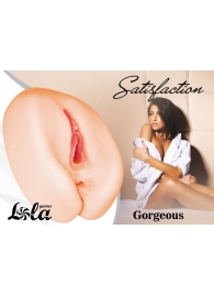 Мастурбатор с 2 тоннелями Satisfaction Gorgeous - Lola Games - в Новошахтинске купить с доставкой