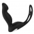 Черный вибромассажер простаты P-PLEASER W ERECTION ENHANCE - Dream Toys - в Новошахтинске купить с доставкой