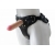 Черный пояс-трусики с двумя насадками Soft-Dolli - 16,5 и 10,5 см. - LOVETOY (А-Полимер) - купить с доставкой в Новошахтинске