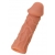 Телесная реалистичная насадка KOKOS Extreme Sleeve 05 с дополнительной стимуляцией - 12,7 см. - KOKOS - в Новошахтинске купить с доставкой